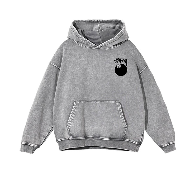 【ステューシー】WASH 8ボールデザイン パーカー Hoodie
