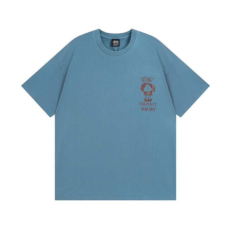 【ステューシー】X OUR LEGACY WORK SHOP SURF SKULL PIGMENT DYED TEE