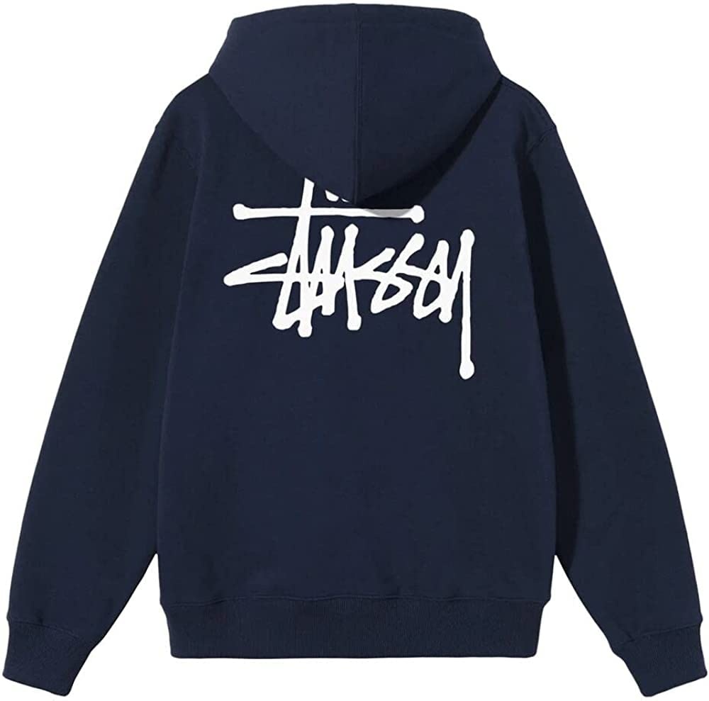 [ステューシー] BASIC ZIP HOOD ジップアップ スウエットパーカー ベーシックロゴ 952054734 [並行輸入]