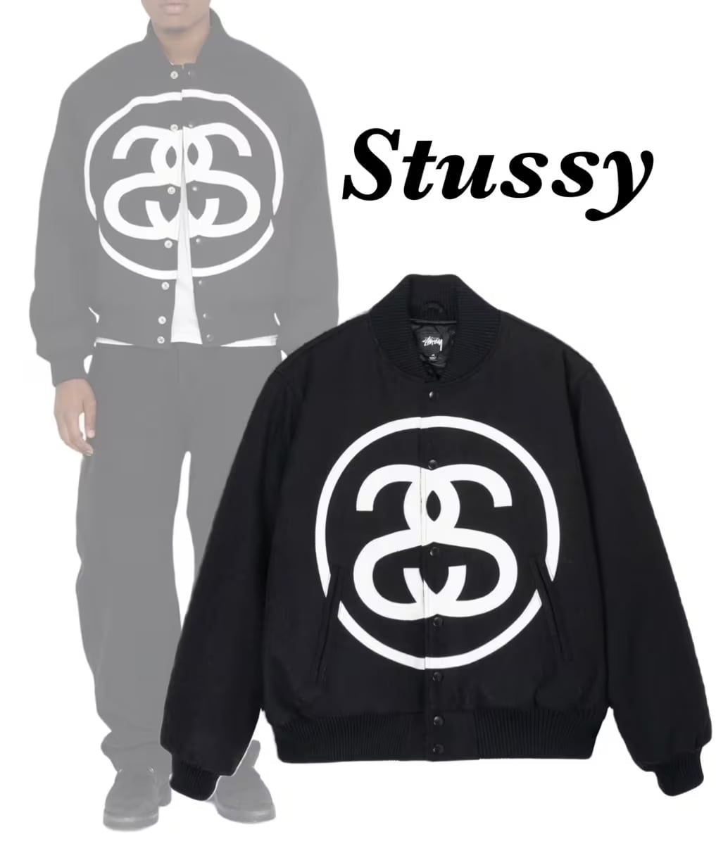 ステューシーSS-LINK VARSITY JACKET ジャケット ユニセックス