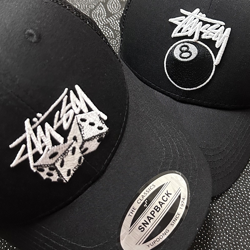 ステューシー LOW PRO TRUCKER 8 BALL SNAPBACK