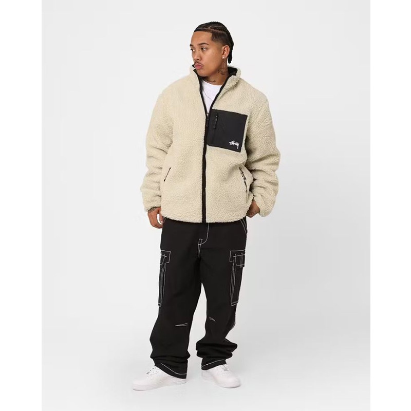 ステューシー ジャケット リバーシブル ボア 8Ball Reversible Jacket