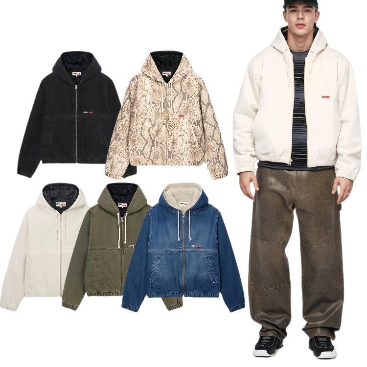 【ステューシー】WORK JACKET INSULATED CANVASインサレーテッドキャンバスワークジャケット