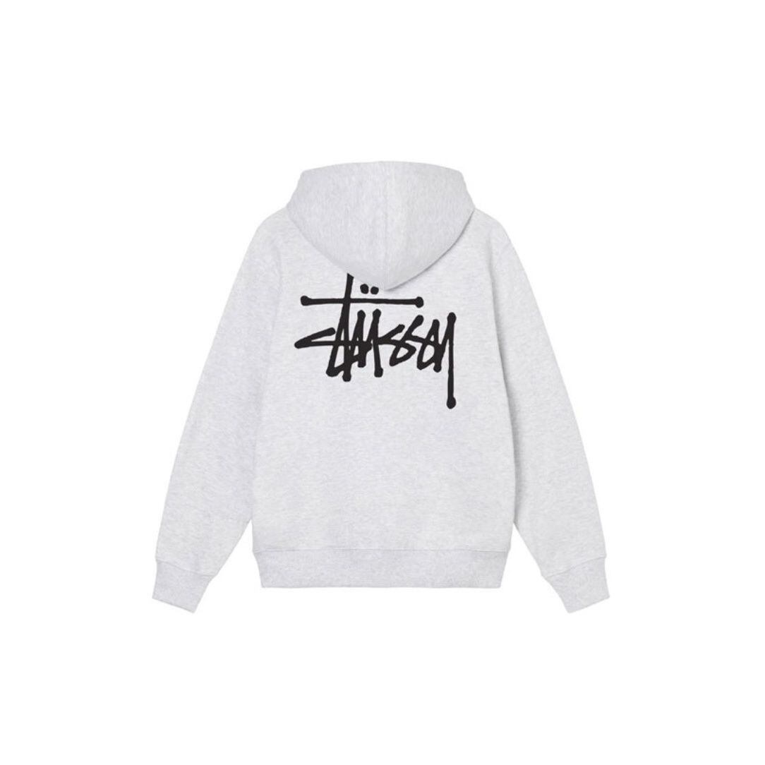 [ステューシー] ジップアップスウエットパーカー BASIC ZIP HOODIE 1974649 ジップ ロゴ パーカー ジップフーディ ジャケット