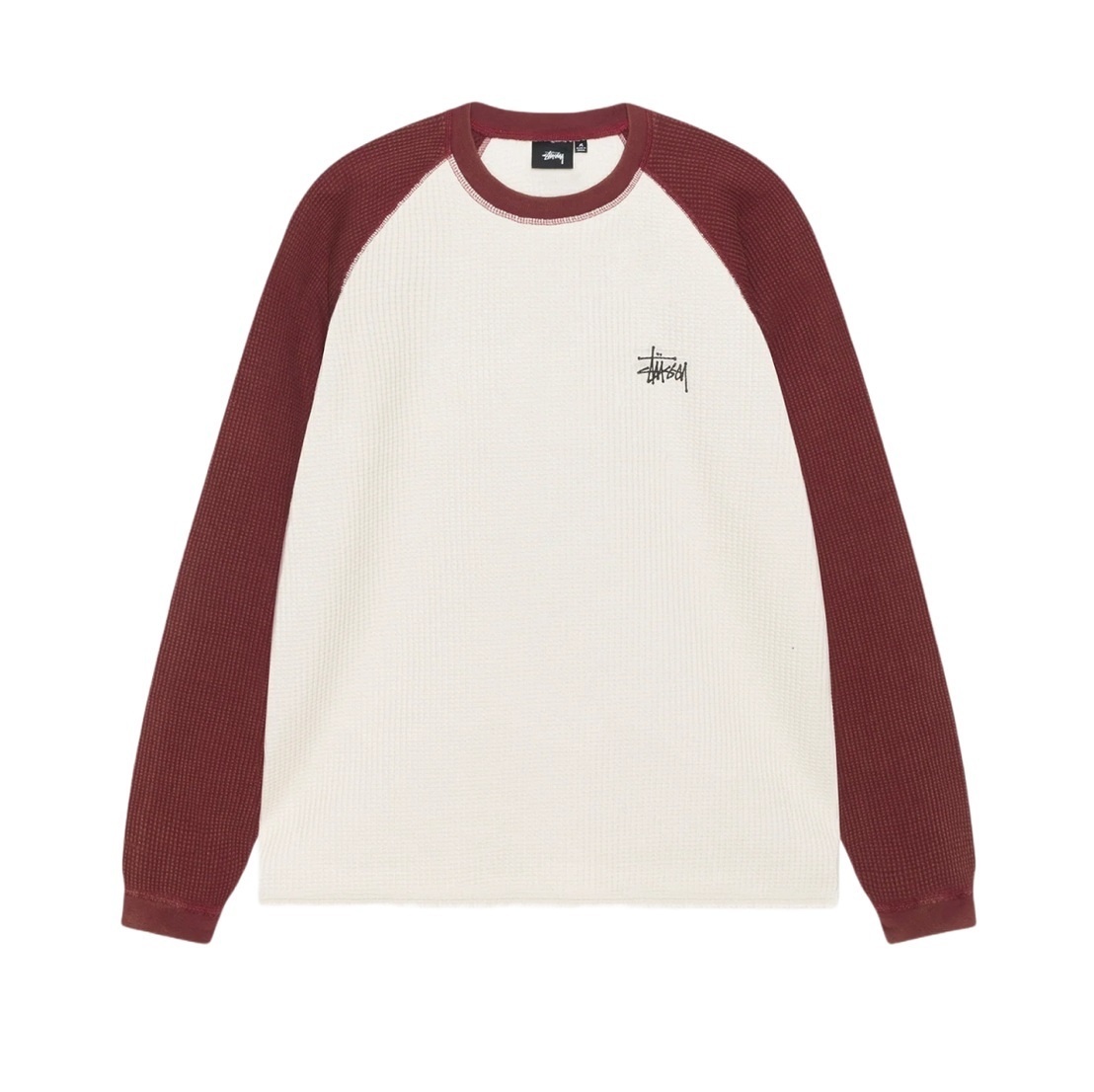 【ステューシー】Basic ステューシー Thermal 2 Tone LS T-Shirt