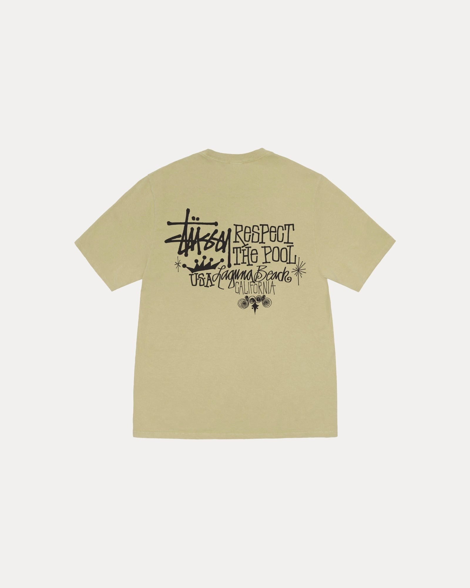 【ステューシー】25ss RESPECT THE POOL TEE PIGMENT DYED