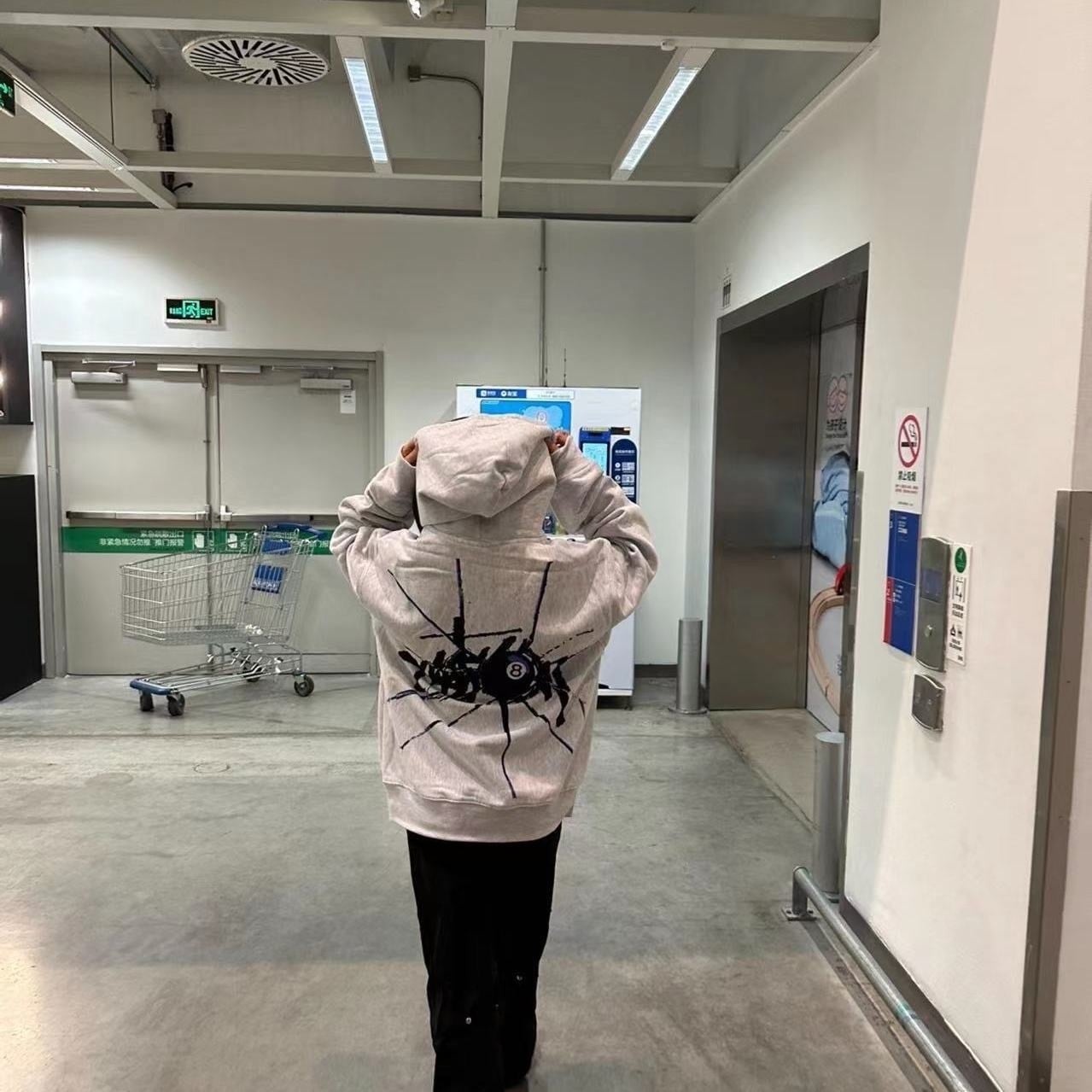 ステューシー プルオーバー スウエットパーカー 爆裂ボル ジッパー トレーナー BASIC HOODIE [並行輸入]