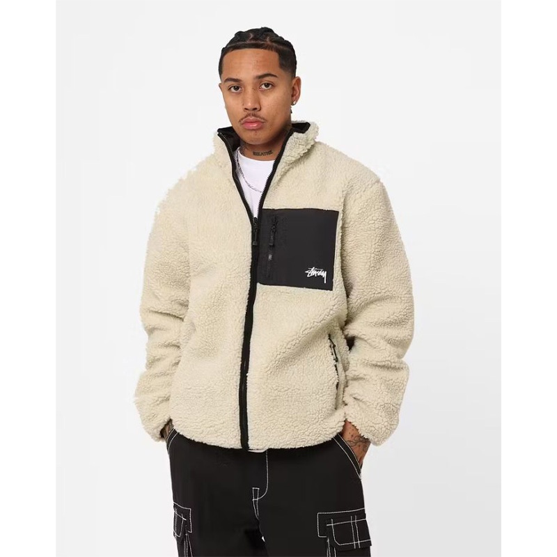 ステューシー ジャケット リバーシブル ボア 8Ball Reversible Jacket