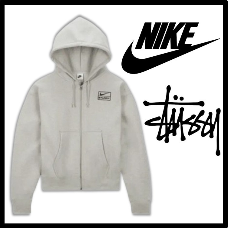 ステューシー x ステューシー Full Zip Fleece Hoodie