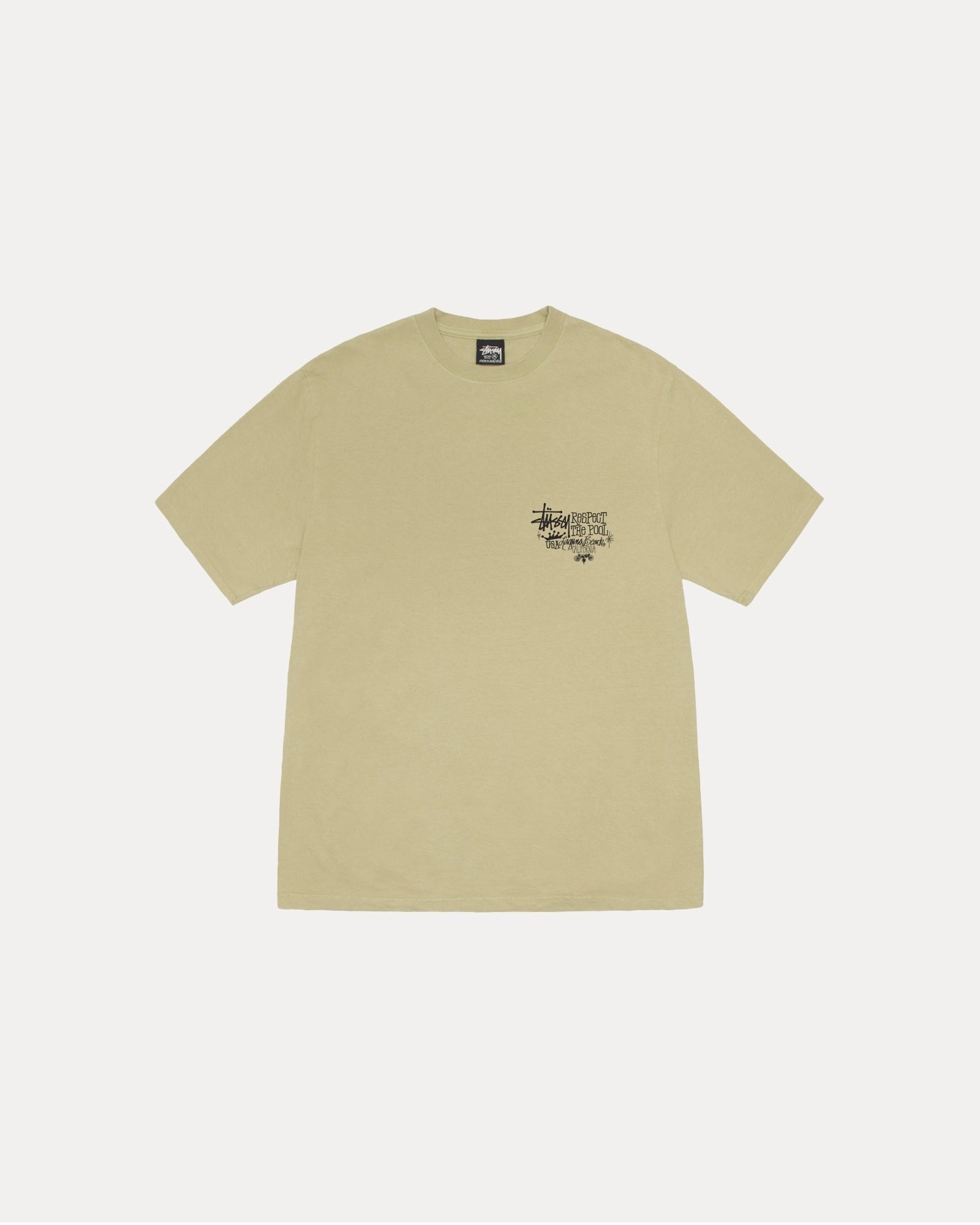 【ステューシー】25ss RESPECT THE POOL TEE PIGMENT DYED