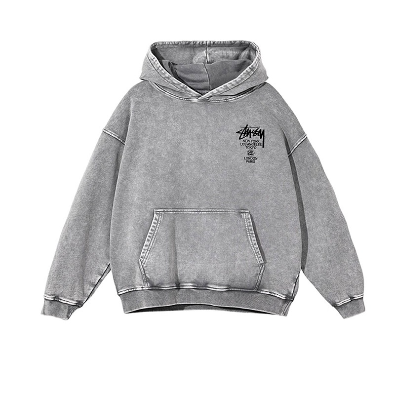 【ステューシー】WASH World Tour Hood Hoodie