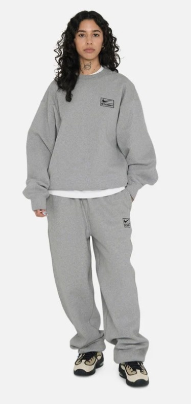【ステューシー】 ステューシーx FLEECE PAN.T dark grey heather
