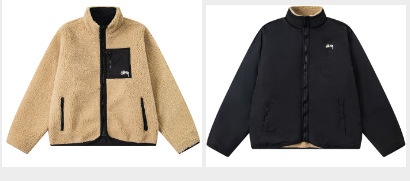 ステューシーSHERPA REVERSIBLE JACKE リバーシブルジャケット