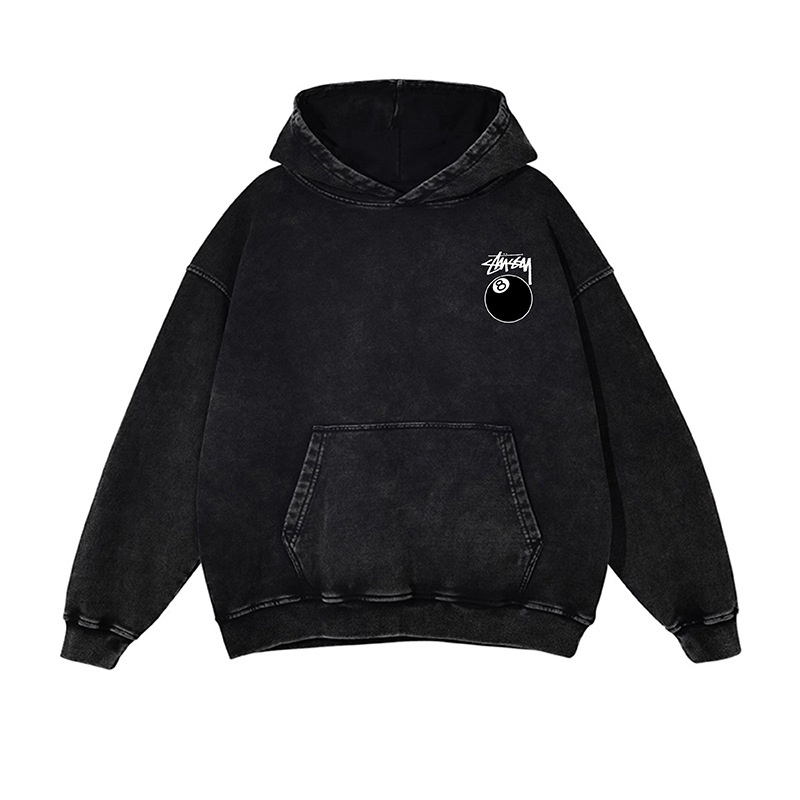 【ステューシー】WASH 8ボールデザイン パーカー Hoodie