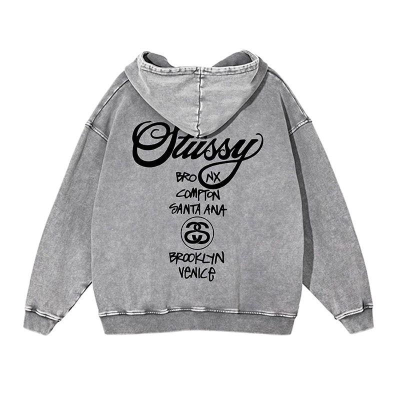 【ステューシー】WASH World Tour Hood Hoodie