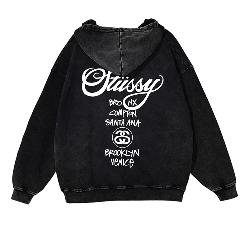 【ステューシー】WASH World Tour Hood Hoodie