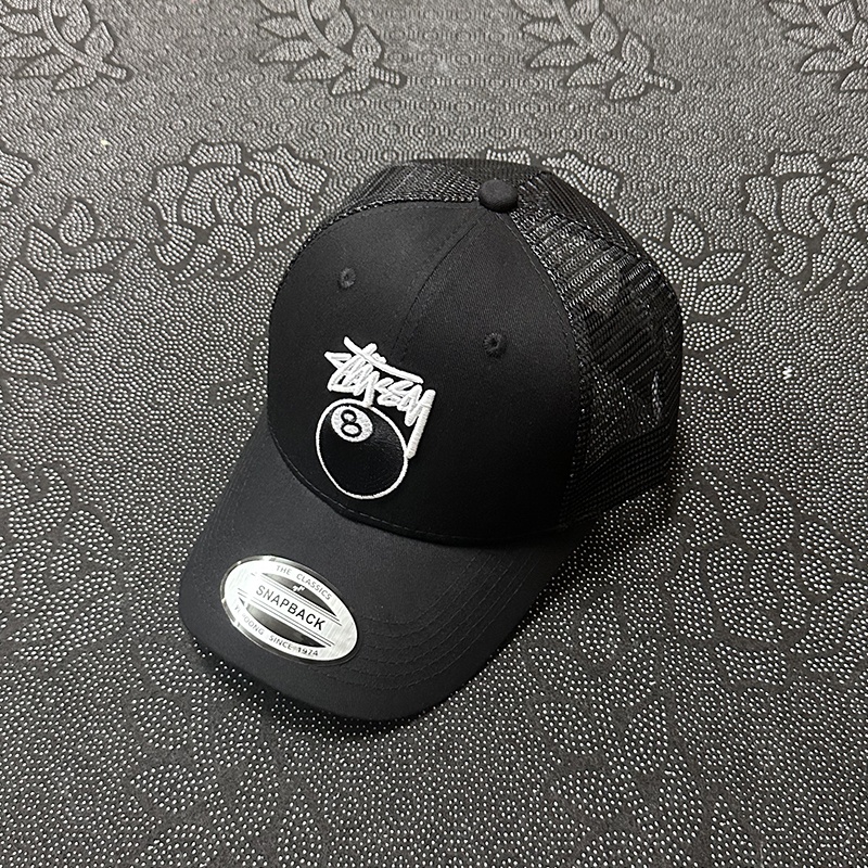 ステューシー LOW PRO TRUCKER 8 BALL SNAPBACK