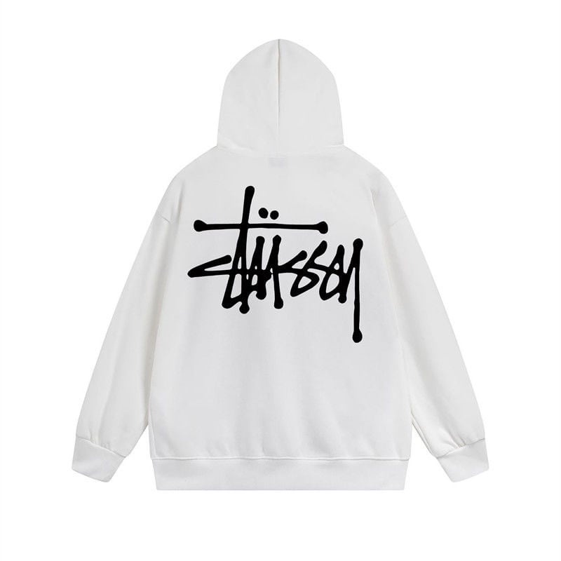 [ステューシー] BASIC ZIP HOOD ジップアップ スウエットパーカー ベーシックロゴ 952054734 [並行輸入]
