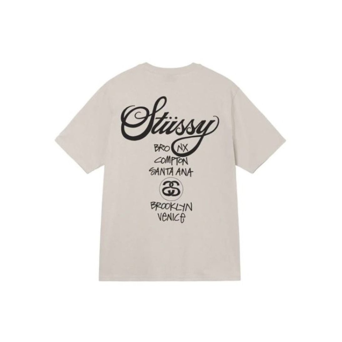 ステューシー グラフィックプリント WORLD TOUR TEE Tシャツ 半袖 トップス ユニセックス