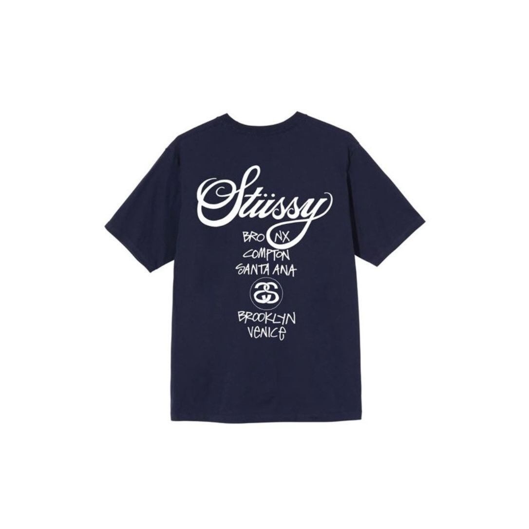 ステューシー グラフィックプリント WORLD TOUR TEE Tシャツ 半袖 トップス ユニセックス