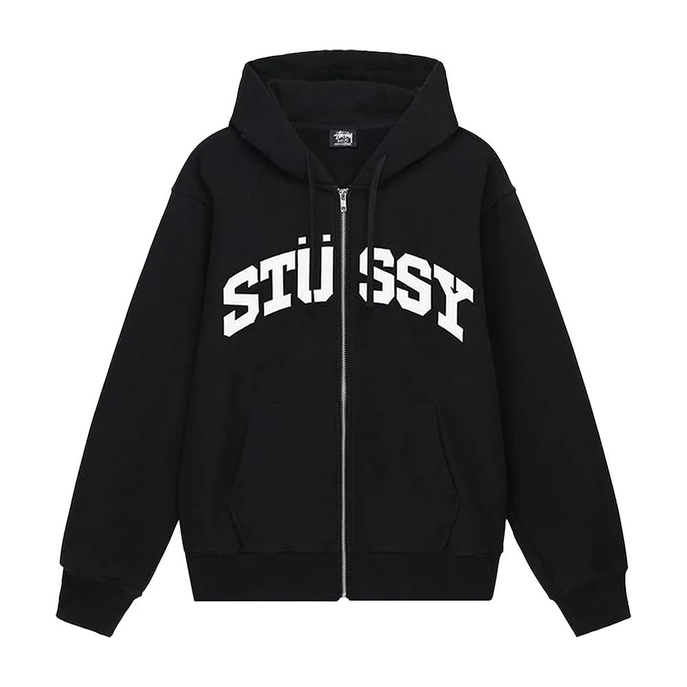[ステューシー] ジップアップパーカー BLOCK SPORT ZIP HOODIE 2COLORS [並行輸入]