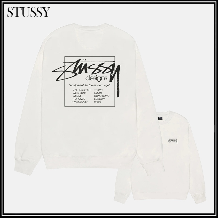 ステューシーMODERN AGE CREW PIGMENT DYED トレーナー