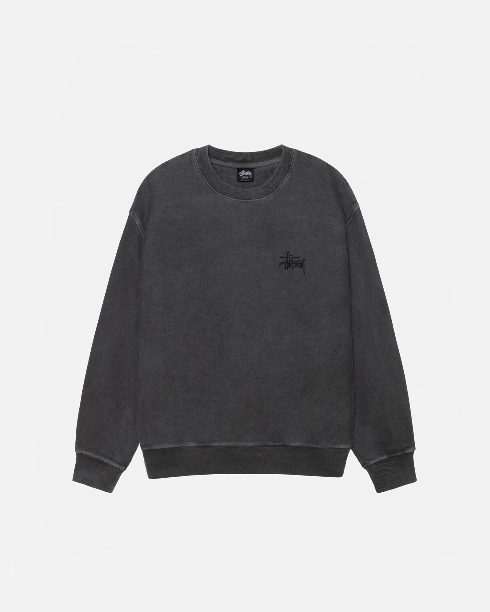 【ステューシー】】25ss BASIC CREW PIGMENT DYED スウェット
