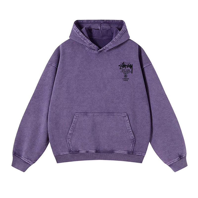 【ステューシー】WASH World Tour Hood Hoodie