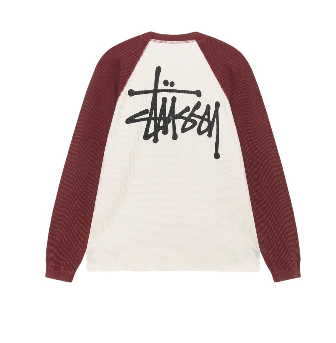 【ステューシー】Basic ステューシー Thermal 2 Tone LS T-Shirt
