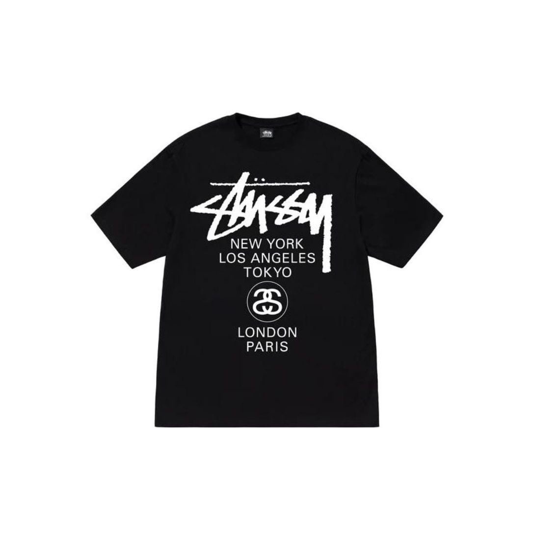 ステューシー グラフィックプリント WORLD TOUR TEE Tシャツ 半袖 トップス ユニセックス