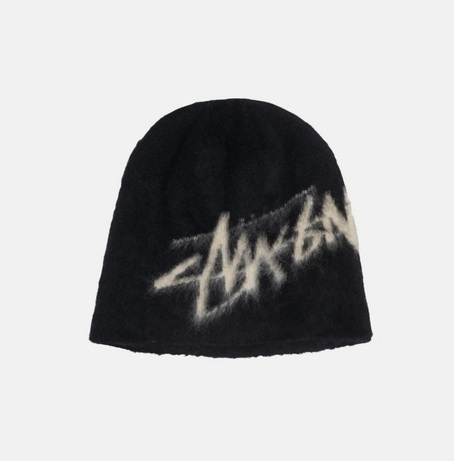 【ステューシー】 Brushed Out Stock Skullcap Beanie