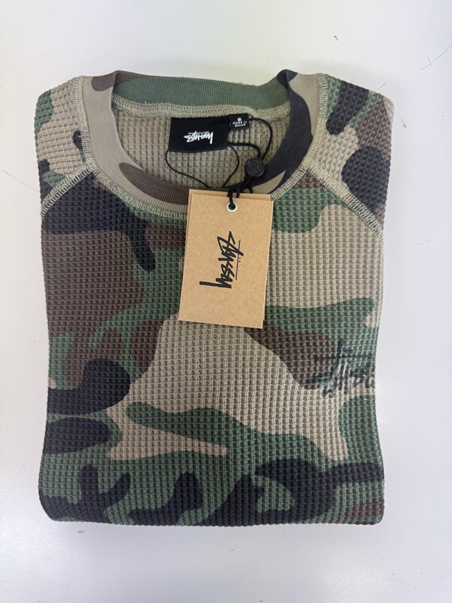 【ステューシー】Basic Thermal Woodland Camo