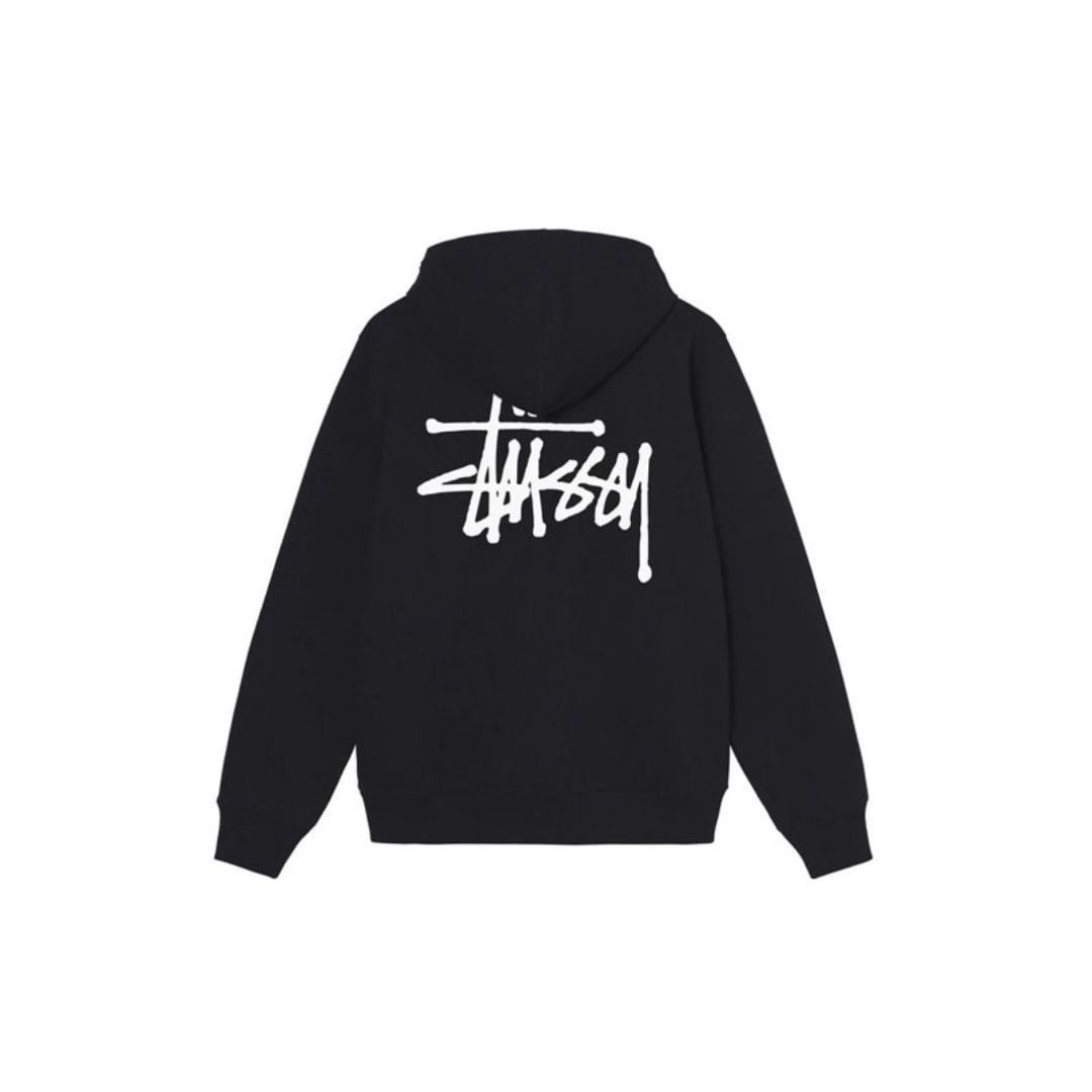 [ステューシー] ジップアップスウエットパーカー BASIC ZIP HOODIE 1974649 ジップ ロゴ パーカー ジップフーディ ジャケット