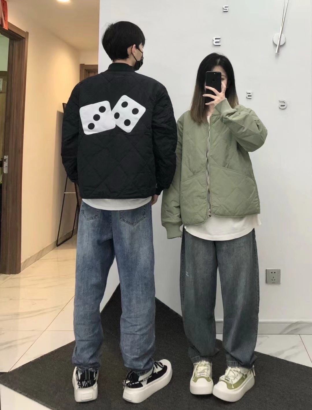 ステューシーDICE QUILTED LINER ジャケット