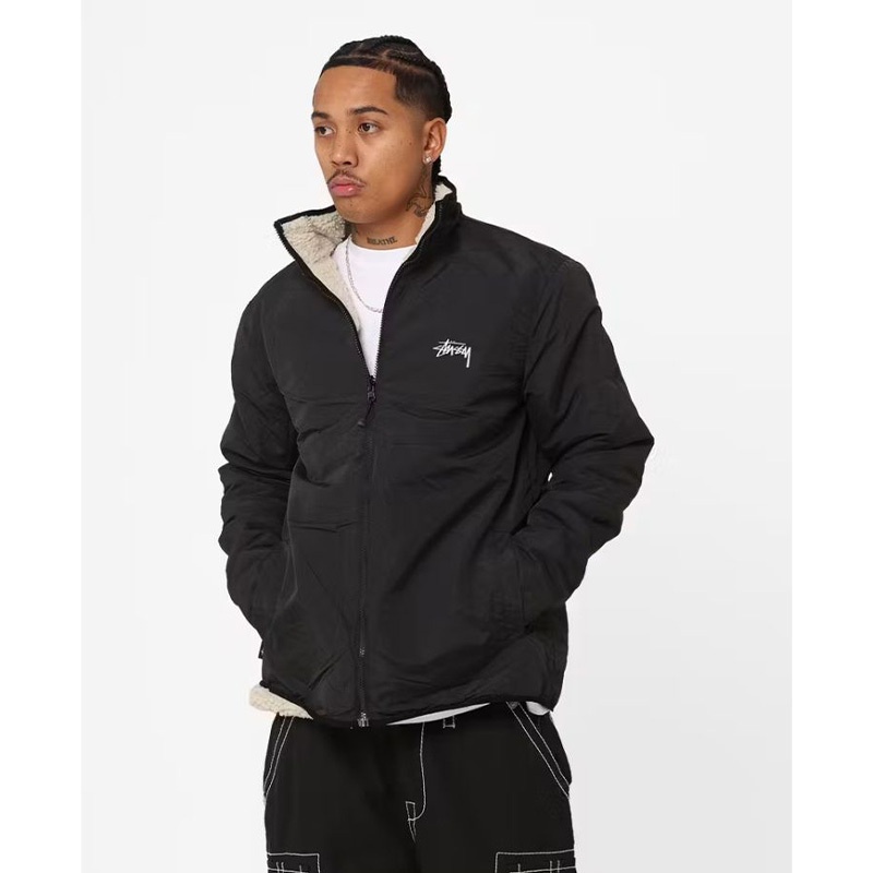 ステューシー ジャケット リバーシブル ボア 8Ball Reversible Jacket