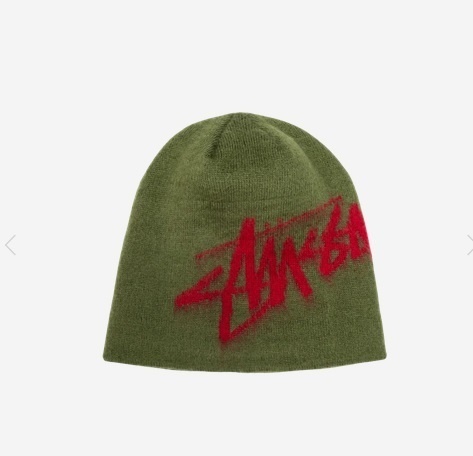 【ステューシー】 Brushed Out Stock Skullcap Beanie