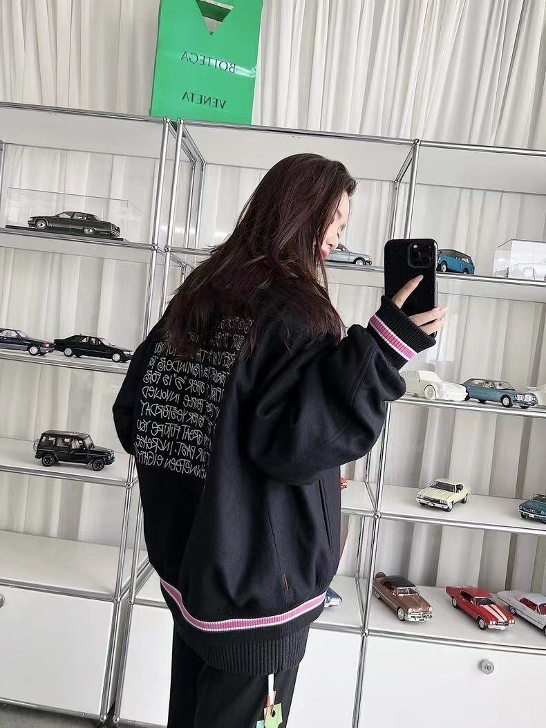 ステューシー S Talk Melton Varsity Jacket ジャケットユニセックス