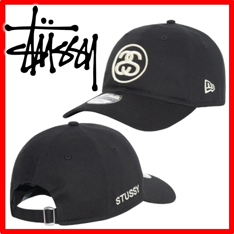 【ステューシー】 SS LINK 9TWENTY CAP BLACK.