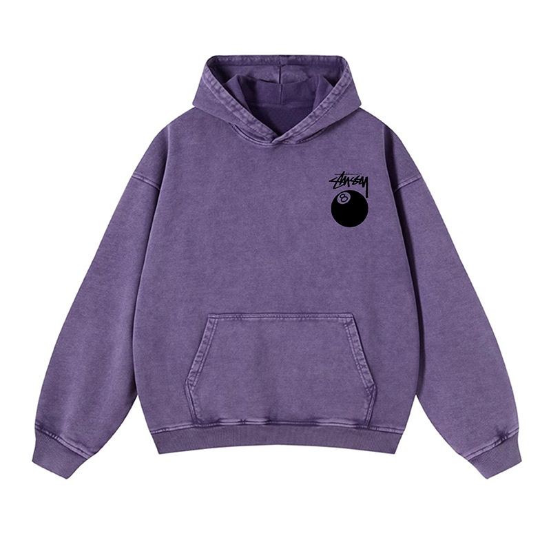 【ステューシー】WASH 8ボールデザイン パーカー Hoodie