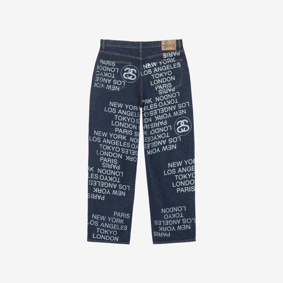 【ステューシー】 Big OL’ Jean City Link Denim パンツ ビッグ オーエル シティ リンク ウォッシュド加工 デニムパンツ ジーンズ