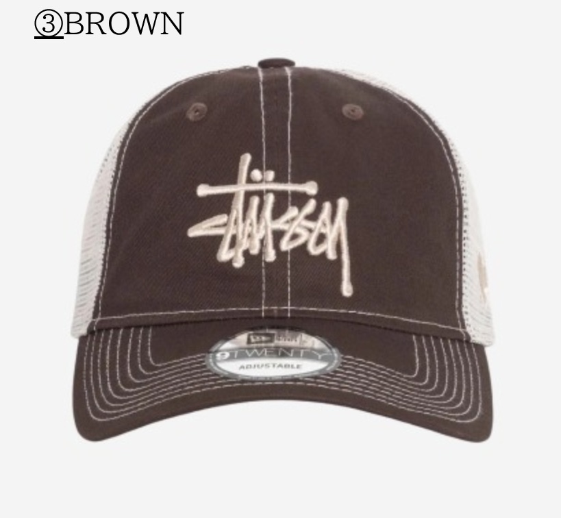 【ステューシー】NEW ERA 9TWENTY BASIC TRUCKER