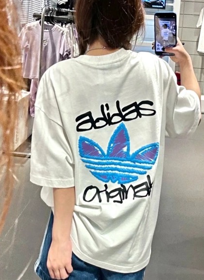 アディダスOriginals Trefoil Big Logo 半袖Tシャツ