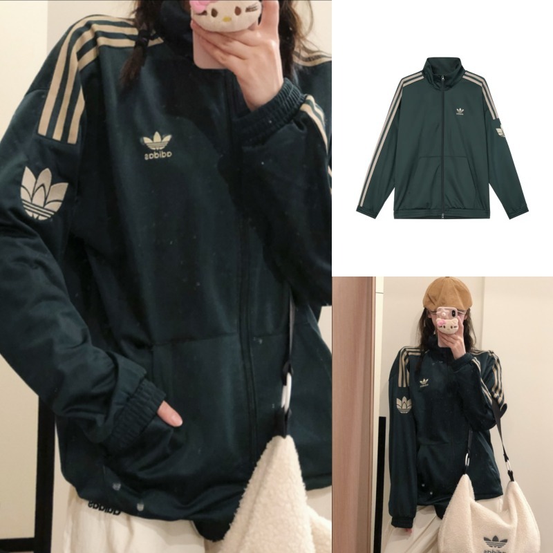 アディダスOriginal RETRO Jacket  Dark Green