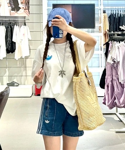 アディダスOriginals Trefoil Big Logo 半袖Tシャツ
