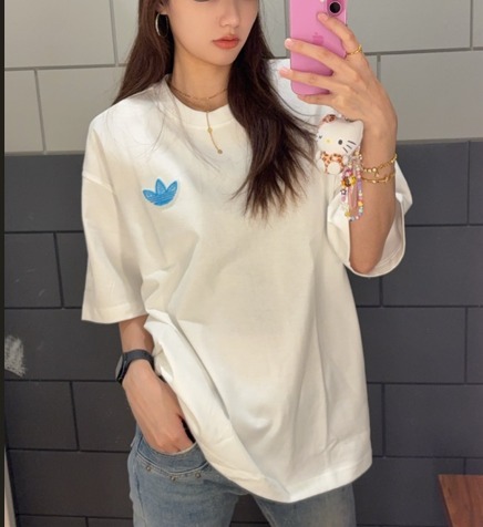 アディダスOriginals Trefoil Big Logo 半袖Tシャツ