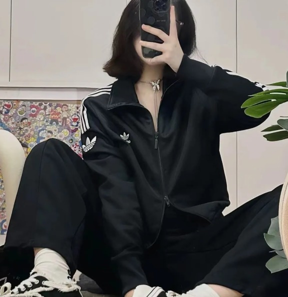 アディダスOriginals Retro Trefoil Track Top black