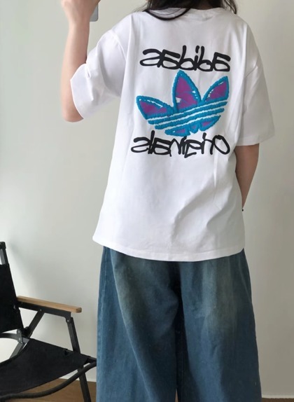 アディダスOriginals Trefoil Big Logo 半袖Tシャツ