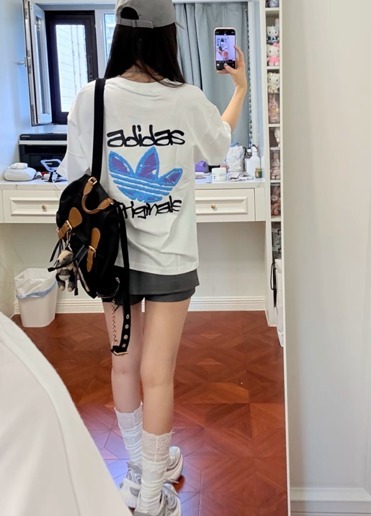アディダスOriginals Trefoil Big Logo 半袖Tシャツ