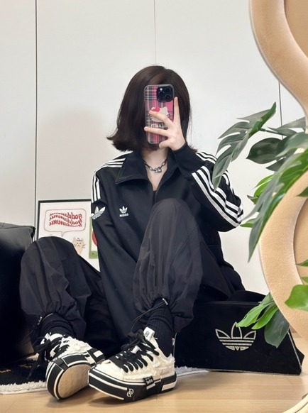 アディダスOriginals Retro Trefoil Track Top black