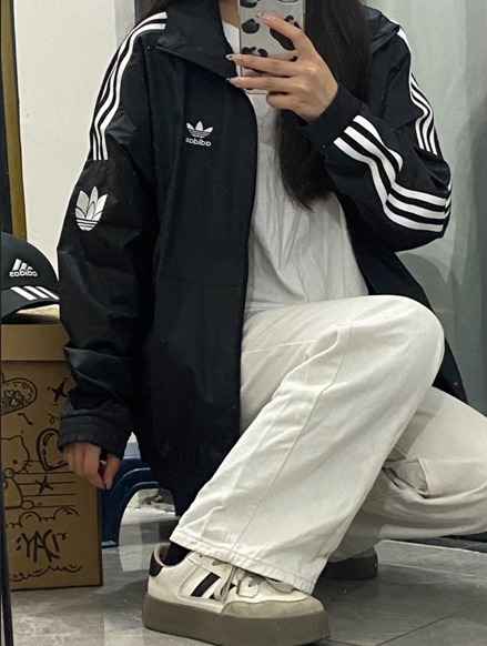 アディダスOriginals Retro Trefoil Track Top black